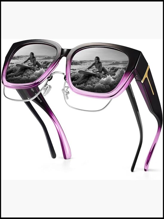 Polarized UV400 Over-the-Glasses Sunglasses with TR90 Frame main image 6